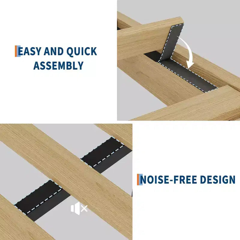 Lit rembourré en bouclé avec lumière LED RGB et station de charge, tête de lit de rangement à 2 niveaux et support à lattes en bois