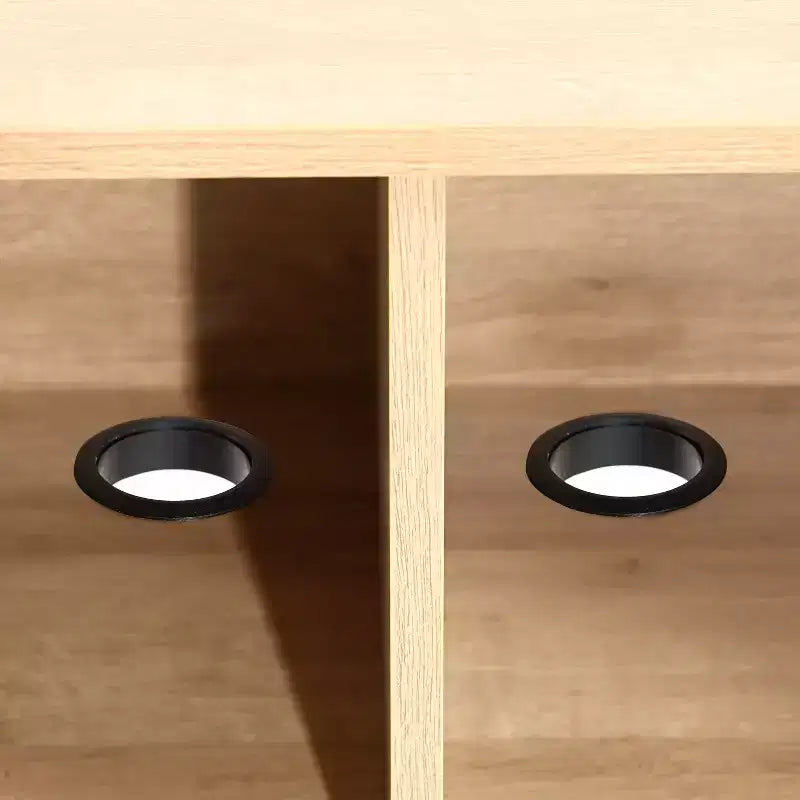62,6 po. Meuble TV moderne avec rangement pour téléviseurs jusqu'à 65 pouces, console de divertissement en chêne avec portes coulissantes, brun